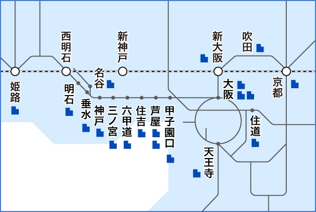 近畿エリア拡大図